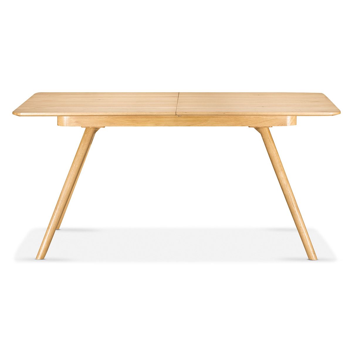 Table repas 200cm allonge intégrée chêne naturel, ZAGO