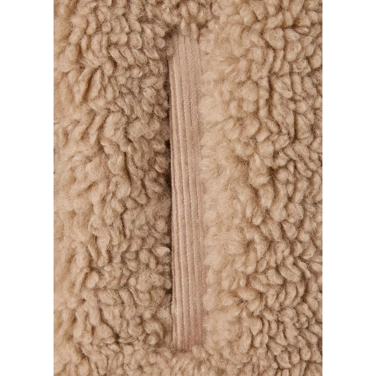 Manteau imitation mouton marron, MANGO BABY