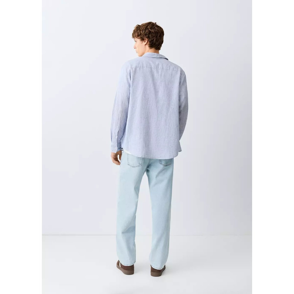 Jean relaxed-fit bleu clair, MANGO TEEN