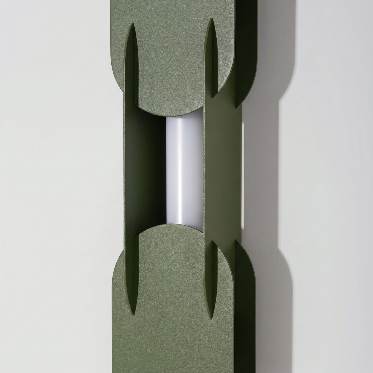 Applique murale Acier Vert Olive LED 1 Chain vert olive, EDEN