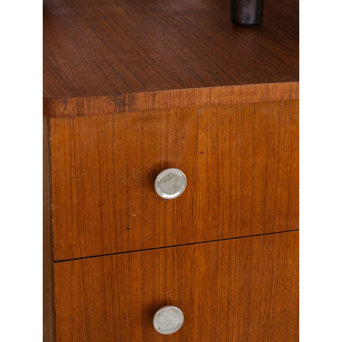 Commode en teck Garance N°691 - Bon état bois foncé, DEBONGOUT