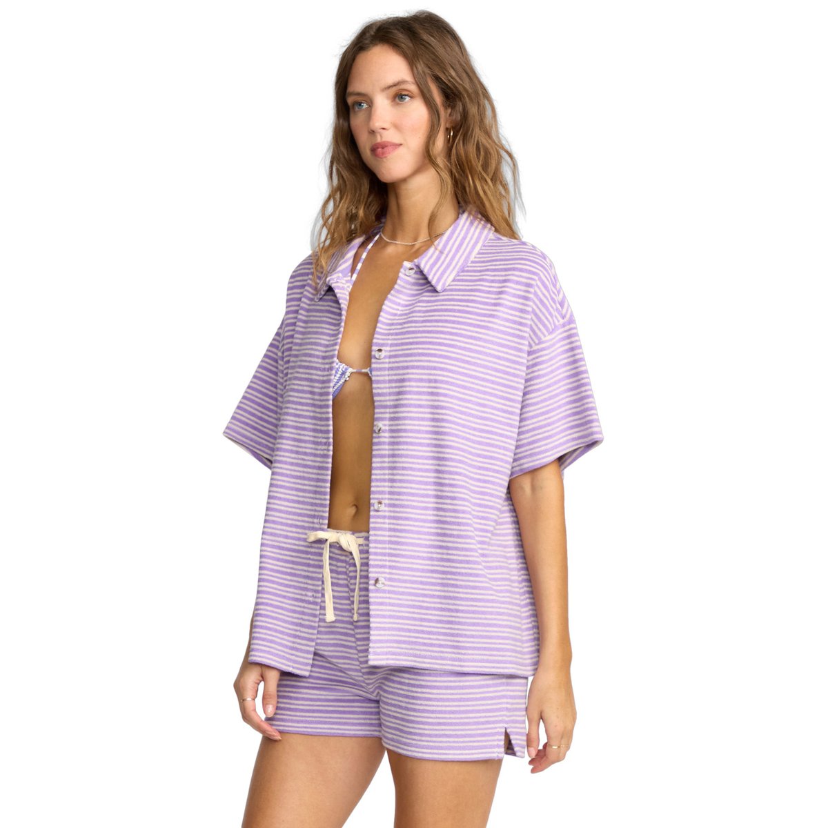 Chemise de plage JOSIE STRIPE violet purple punch, BILLABONG