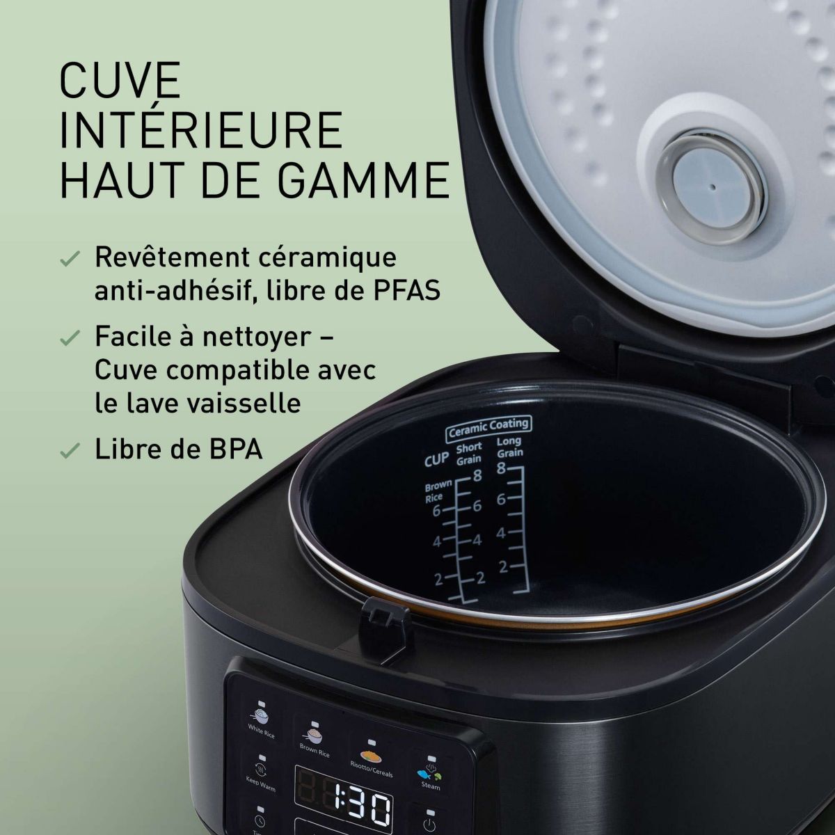 Cuiseur riz SR-DA152KXE couleur unique, PANASONIC