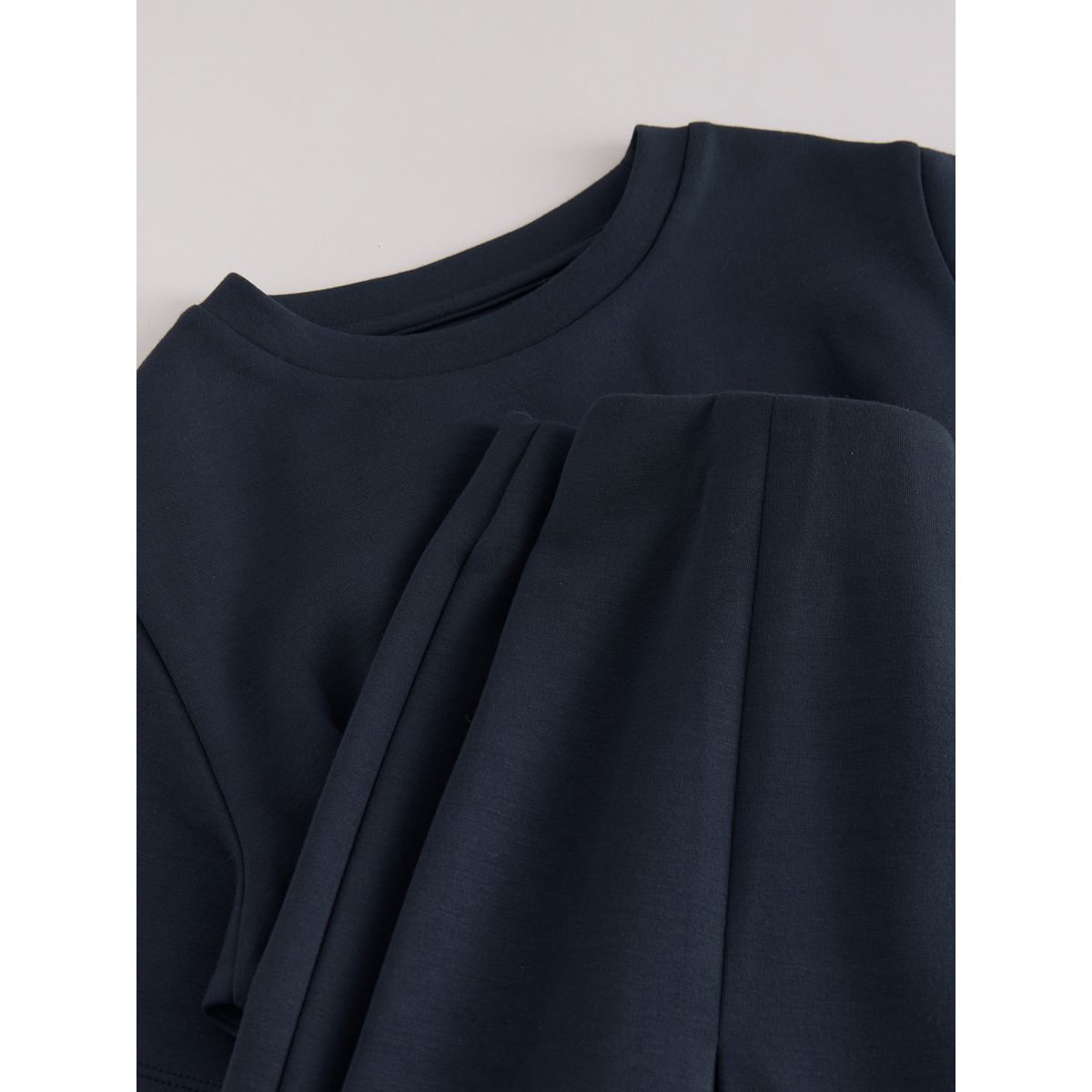 Ensemble pantalon large plissé bleu marine, NEXT