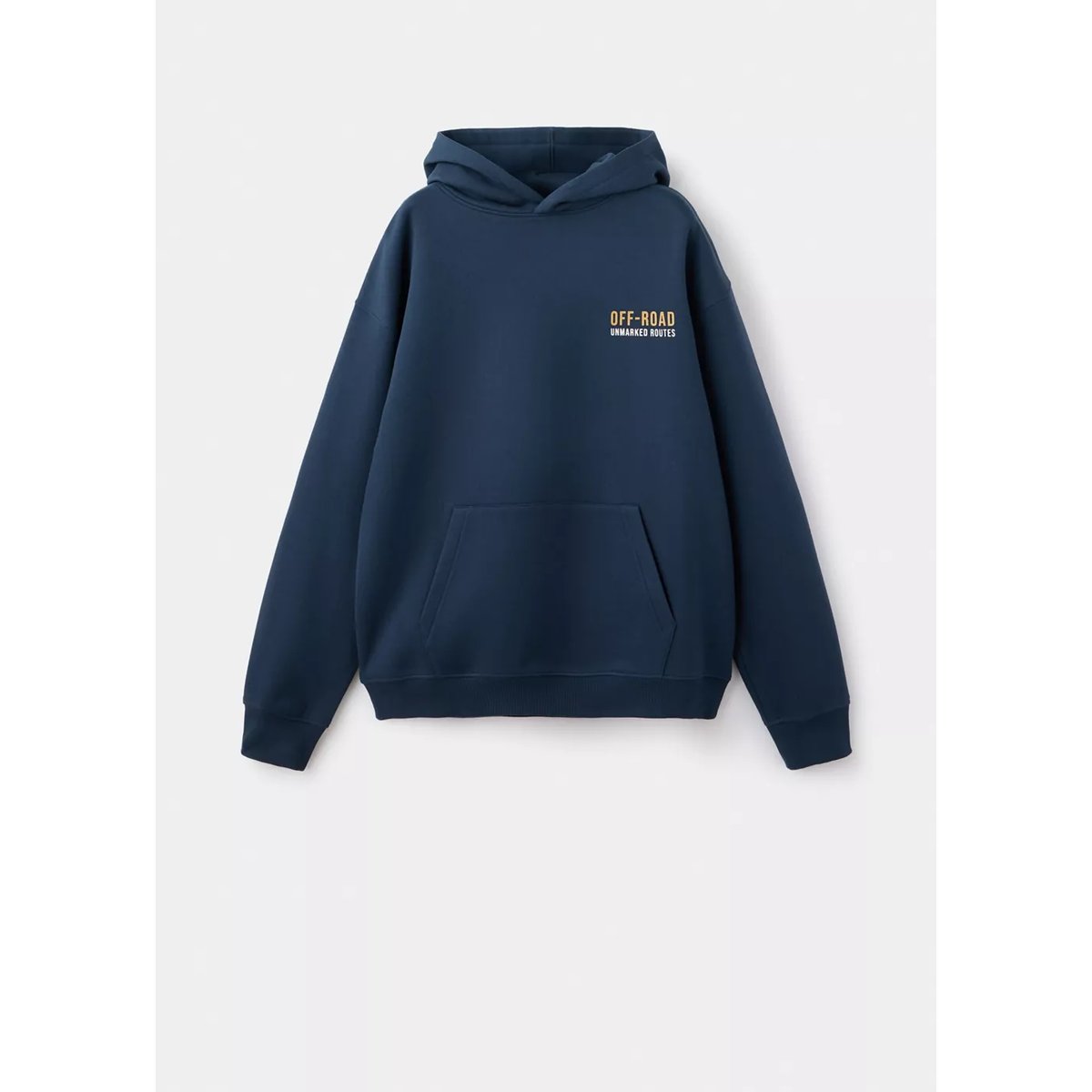 Sweater à capuche coton bleu marine, MANGO TEEN