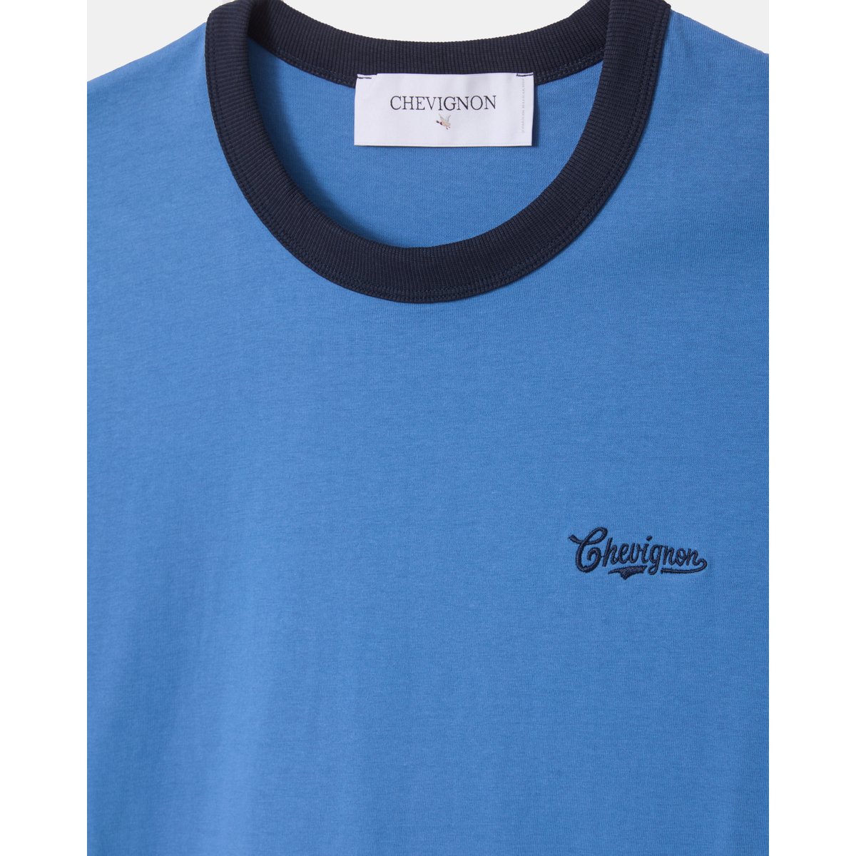 T-Shirt en coton DIXIT bleu, CHEVIGNON
