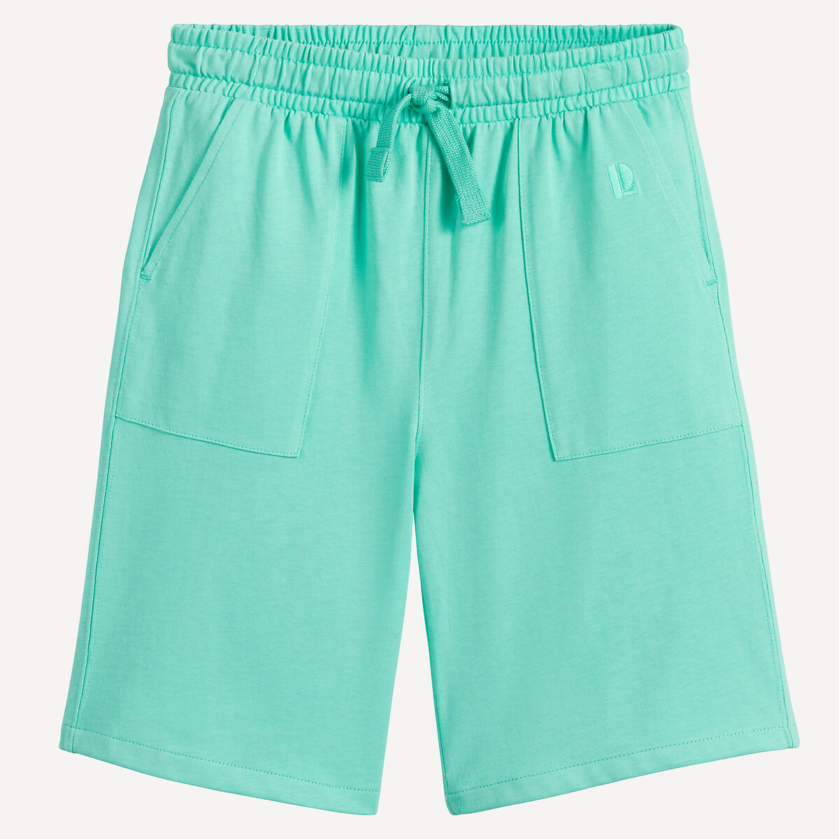 Bermuda in jersey pesante verde, LA REDOUTE COLLECTIONS
