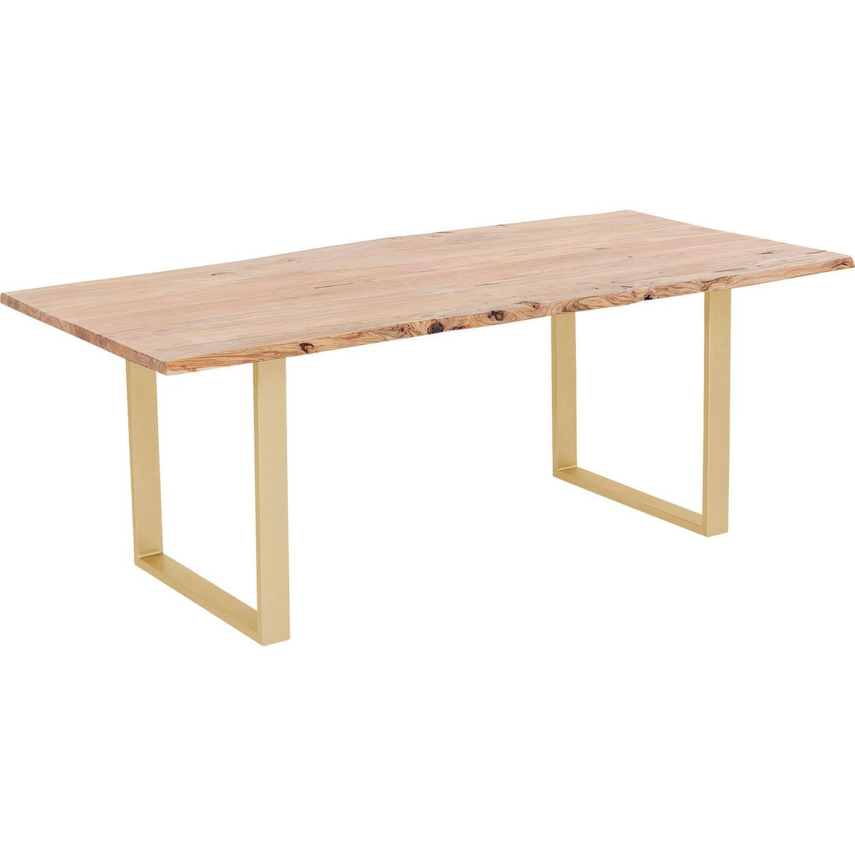 Table en acacia, HARMONY laiton, KARE DESIGN