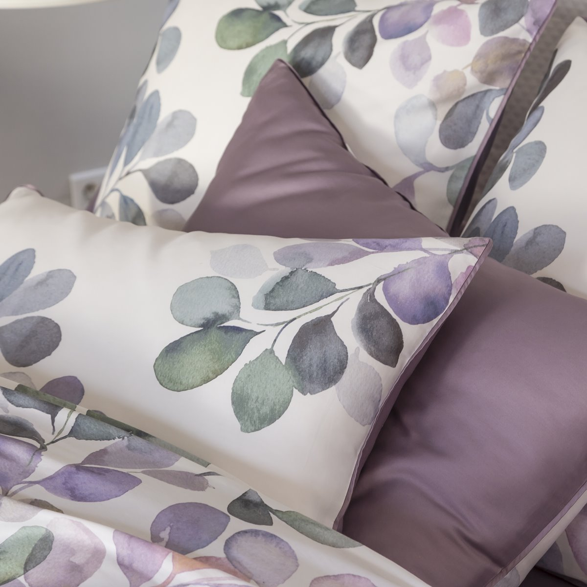 Taie D'oreiller   Satin De Coton - ECLOSE motifs, TRADITION DES VOSGES