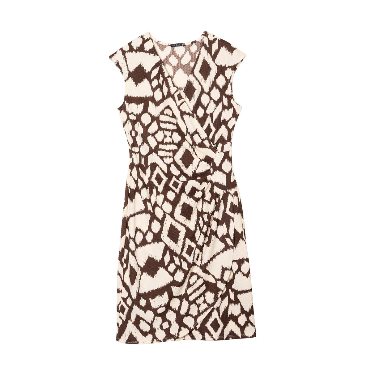 Robe ajustée courte marron, BREAL