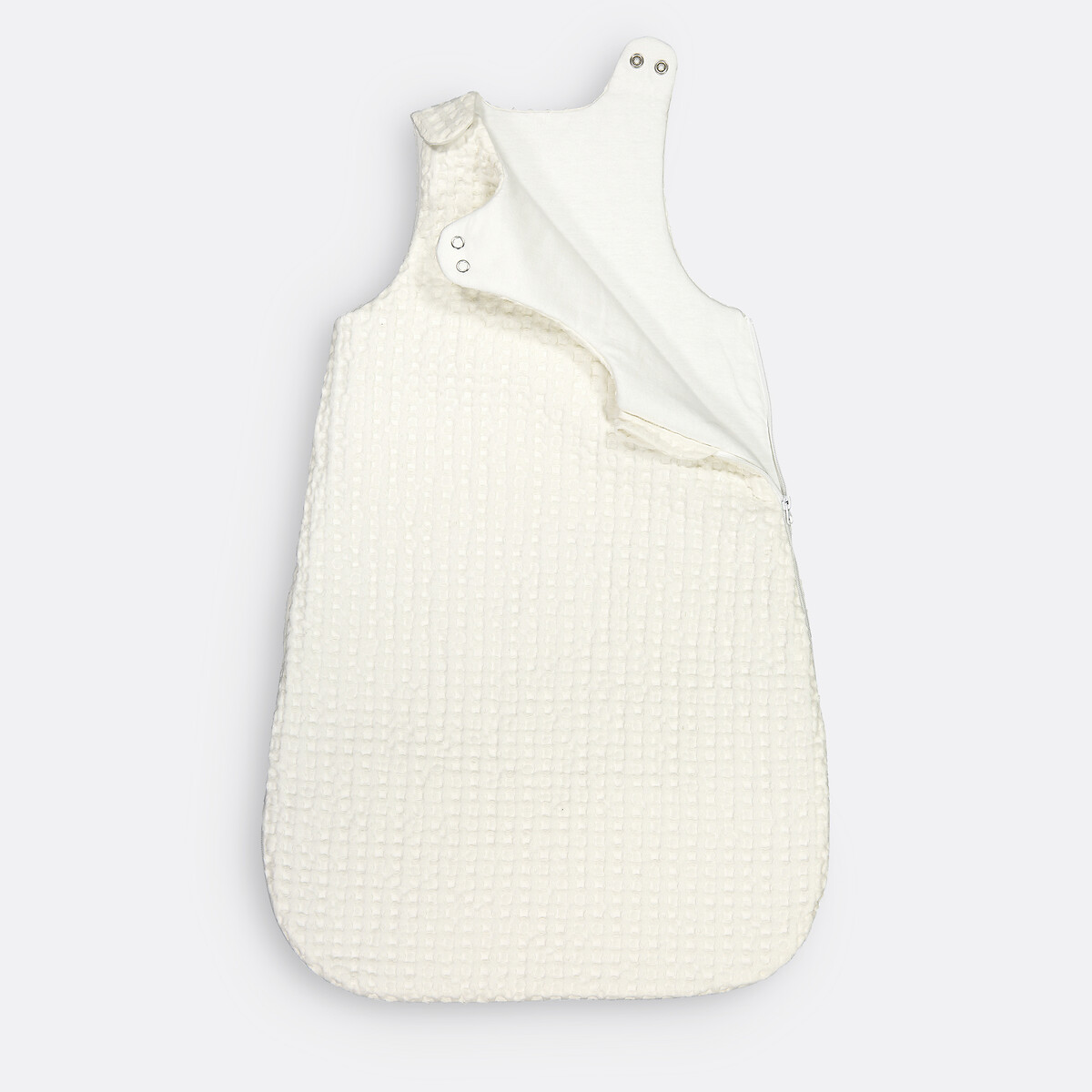 Tifly 100% Honeycomb Cotton Sleep Suit white, LA REDOUTE INTERIEURS