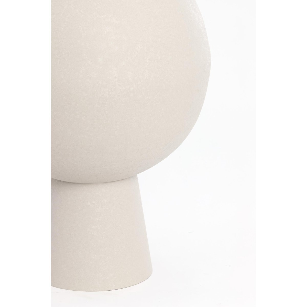 Vase Métal CHEDI gris clair, LIGHT & LIVING 