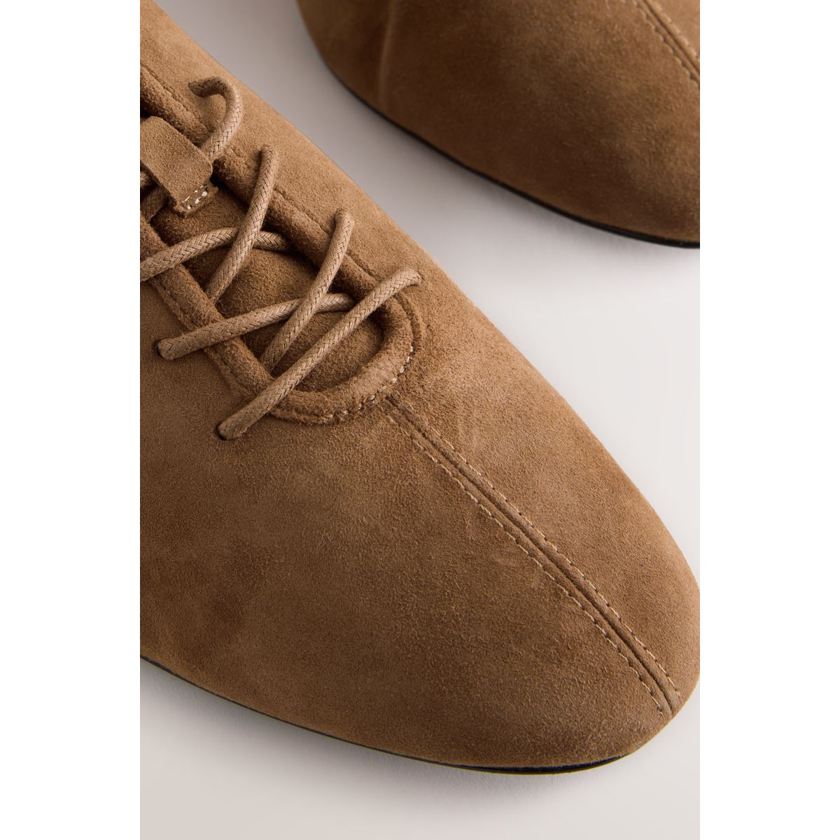 Chaussures en cuir à lacets marron fauve, NEXT