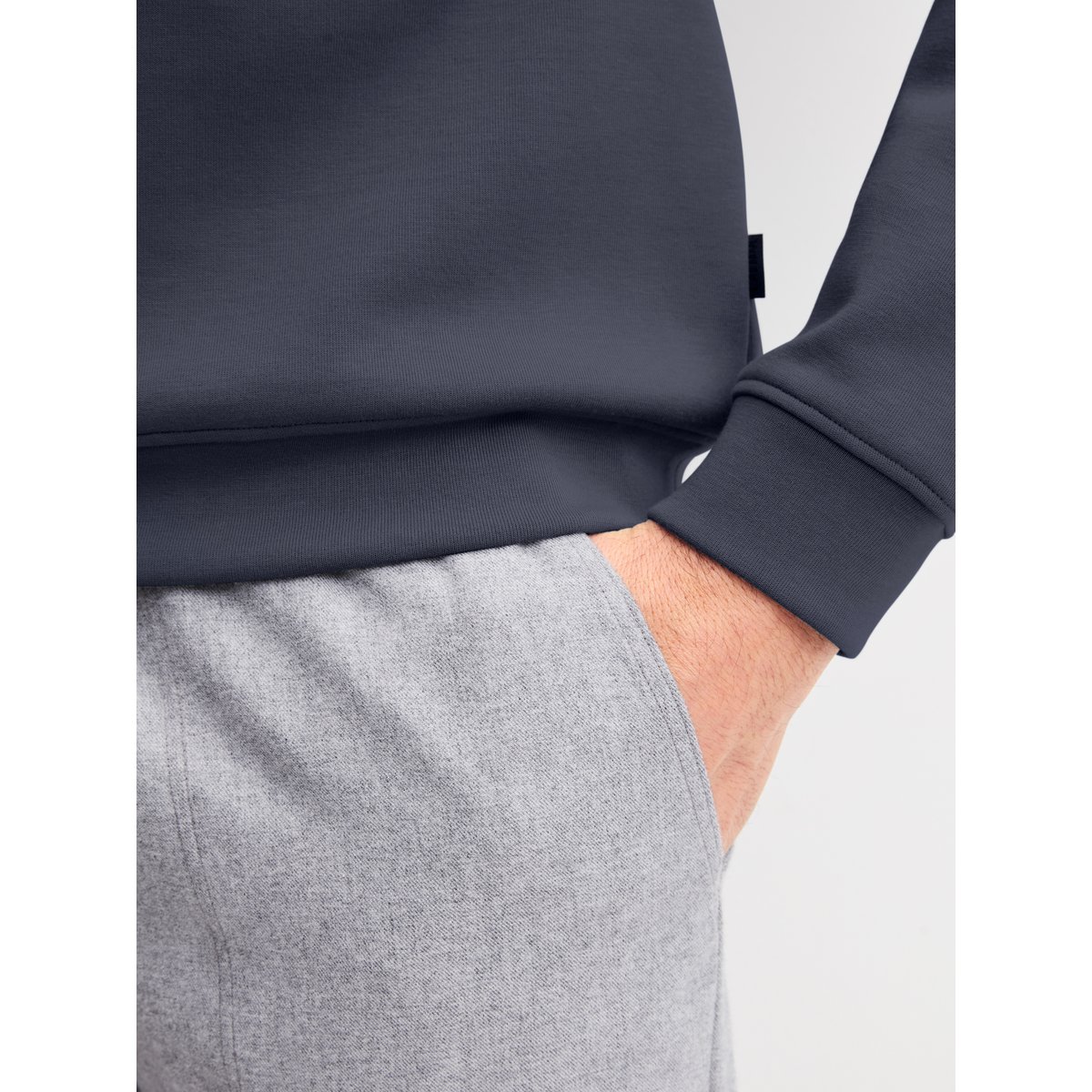 Sweat-shirt manches longues Coton RMX LOUNGE CASUAL anthrazit, CALIDA