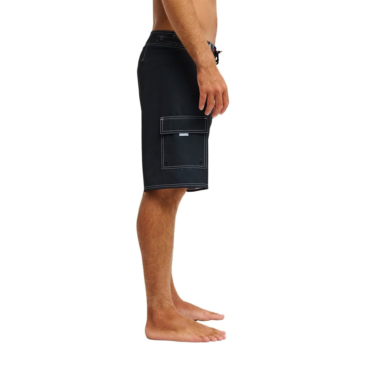 Boardshort YOUNG GUNS SURFSILK SYNC 21" noir black yg sync, QUIKSILVER