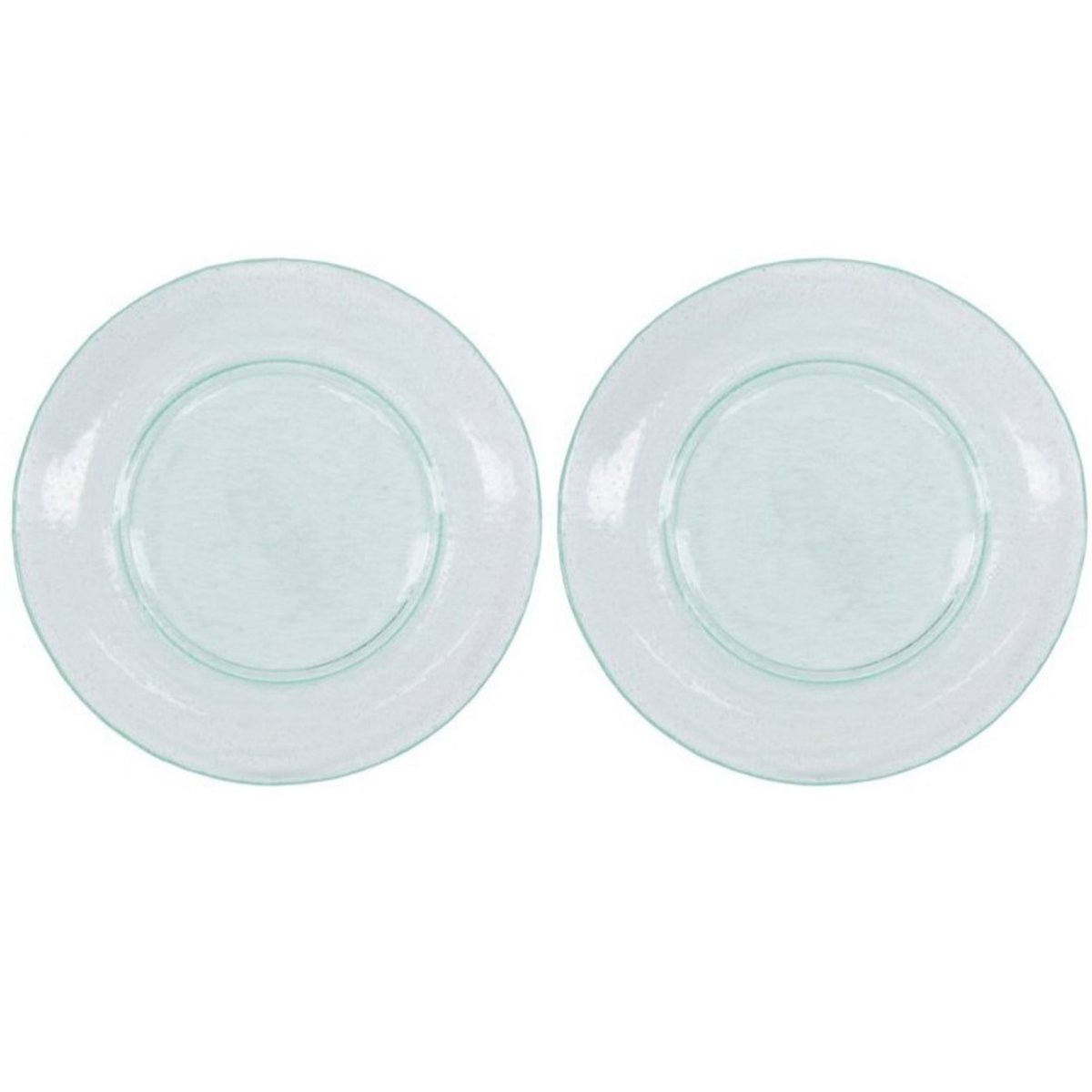 Assiette Rain lot de 2 Diam 27 cm bleu, HOUSE DOCTOR