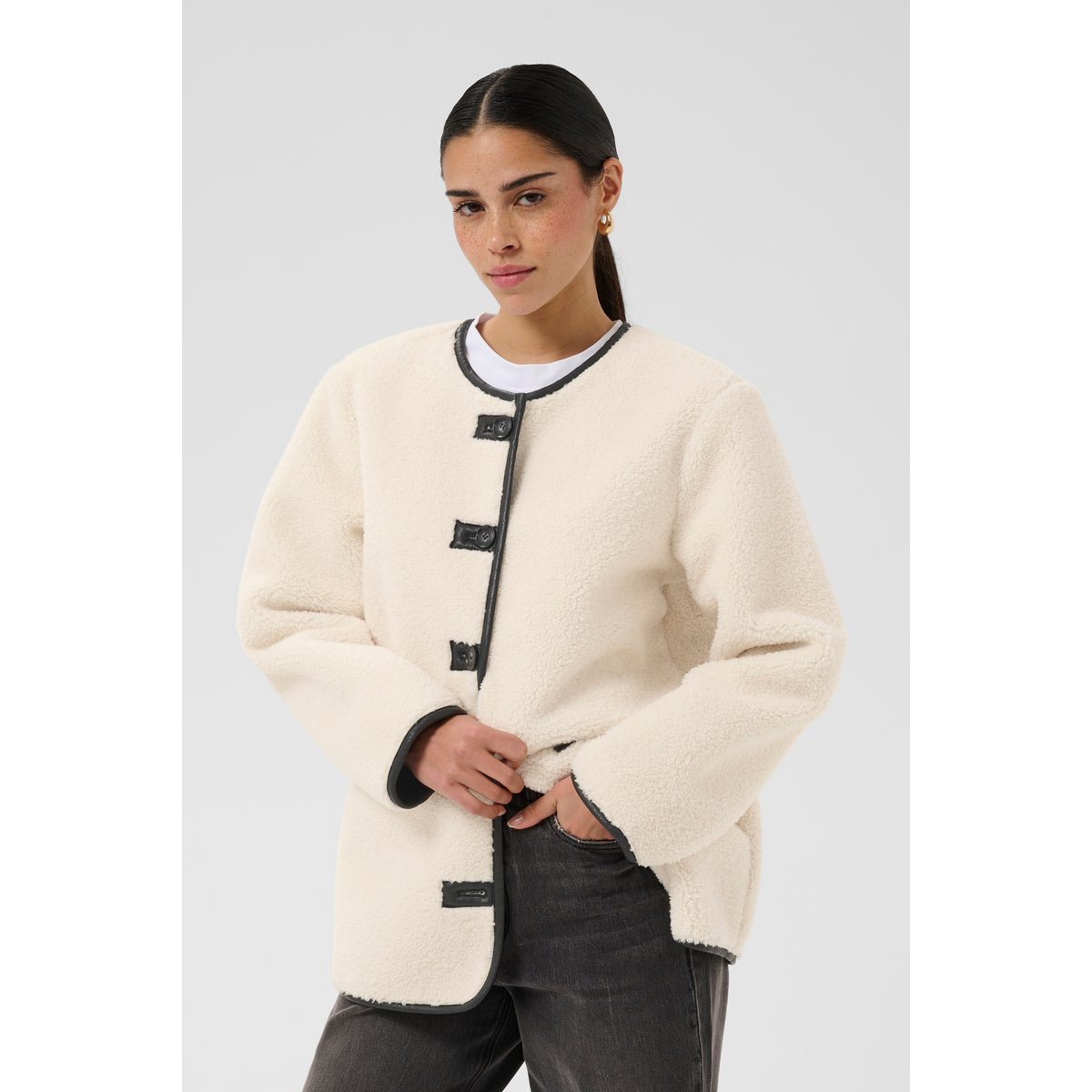Manteau beige turtledove, KAFFE