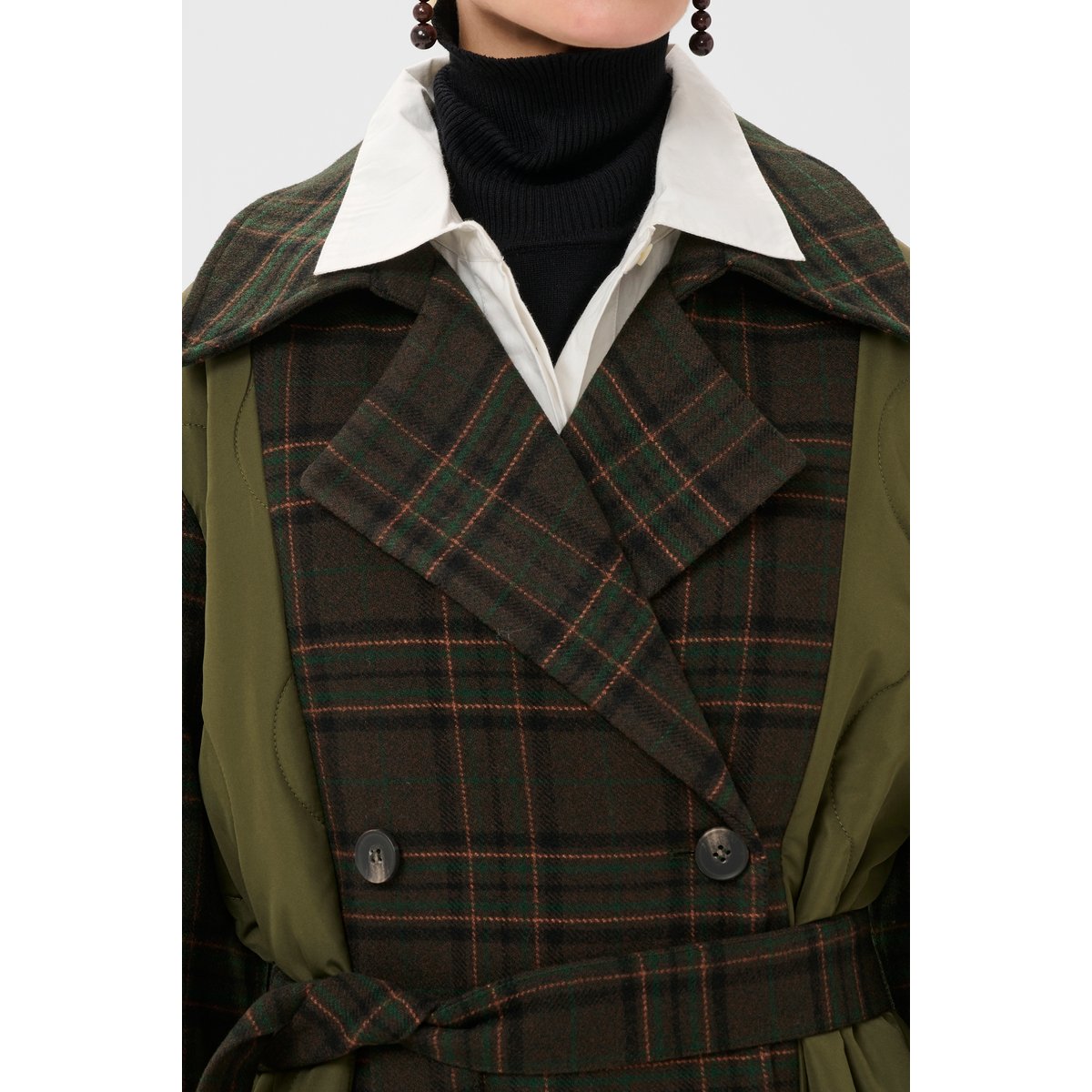 Manteau vert olive night, CULTURE