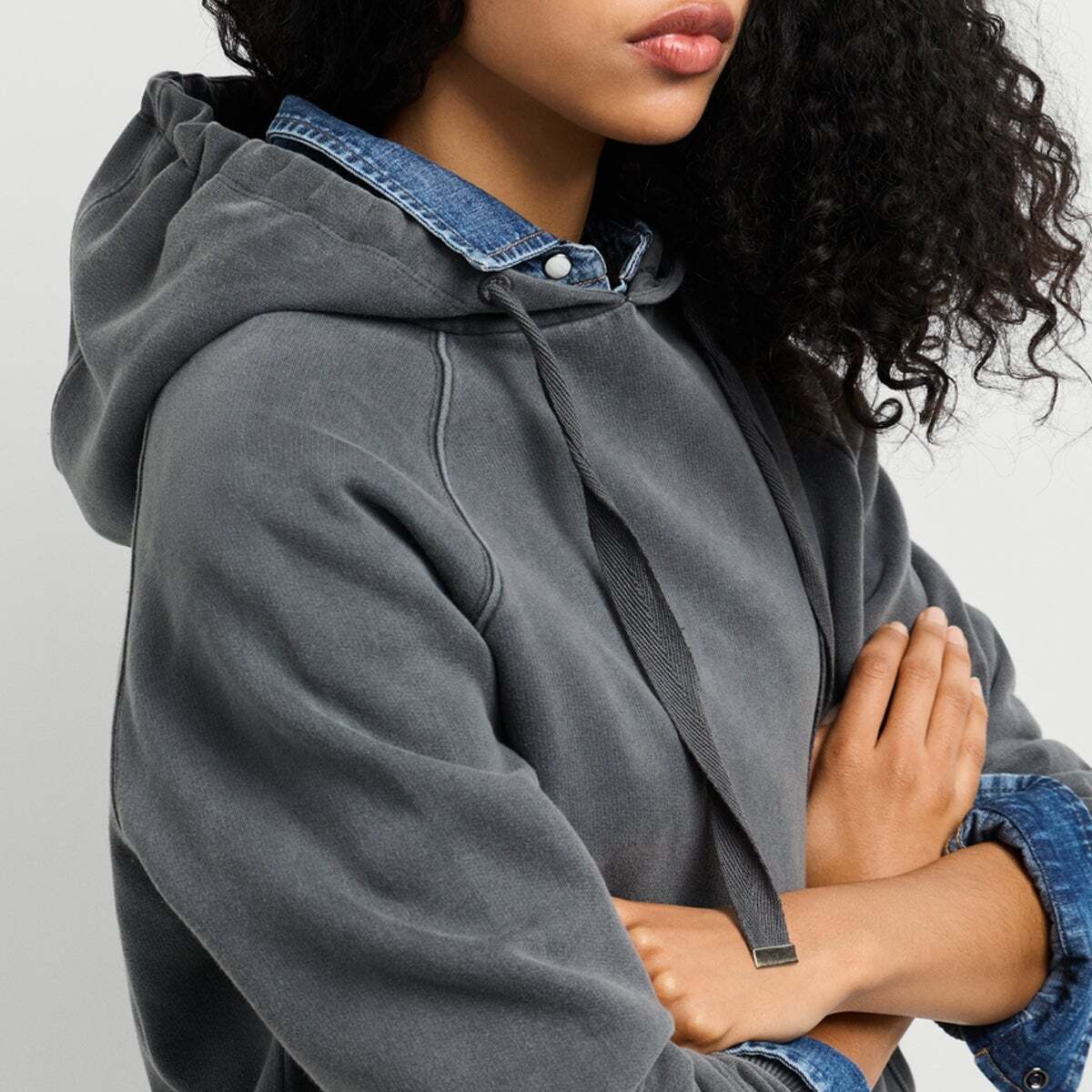 Sweat À Capuche À Manches Raglan noir, PEPE JEANS