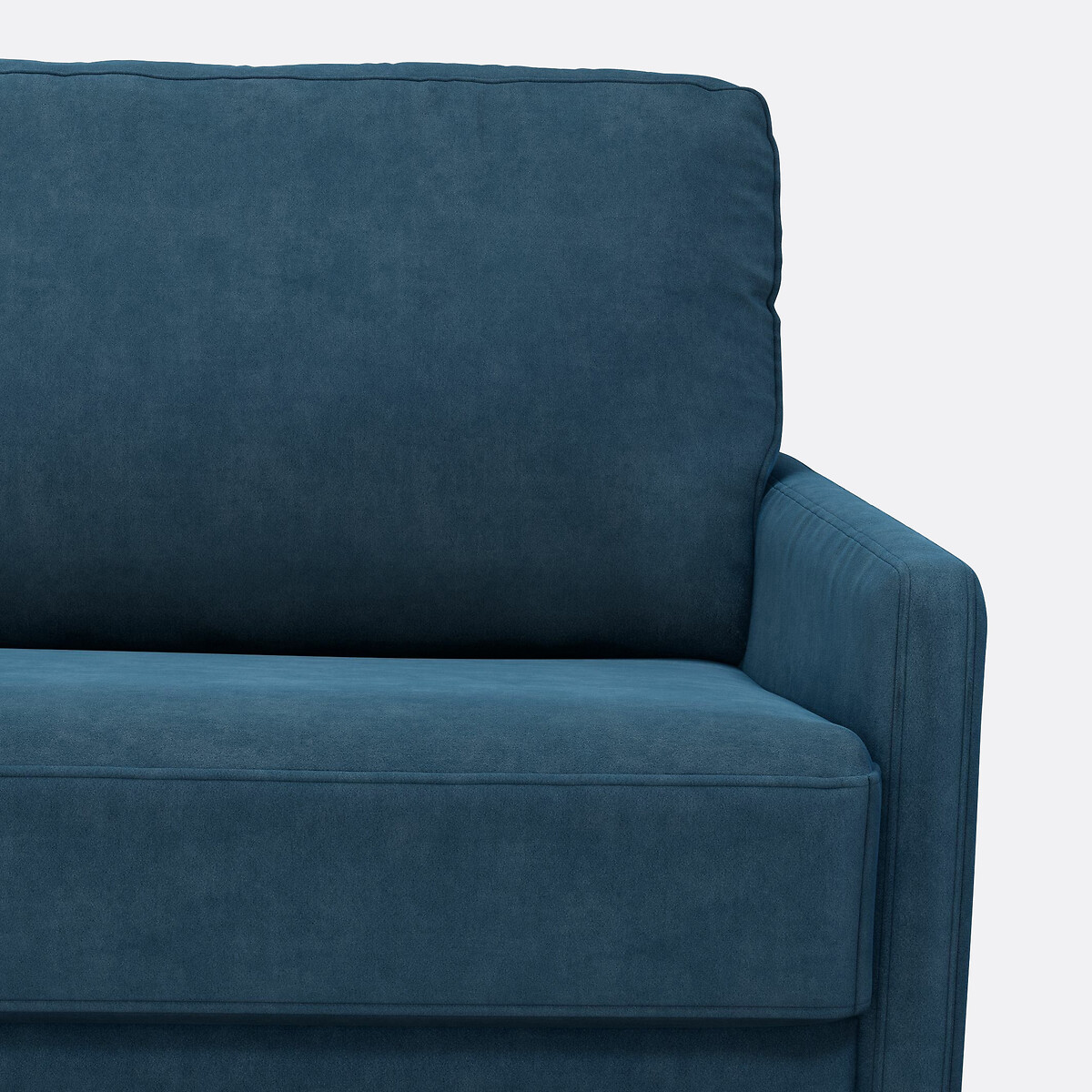 Canapé-lit en velours, 2, 3 ou 4 places, confort Bultex®, MARTA bleu de prusse, LA REDOUTE INTERIEURS