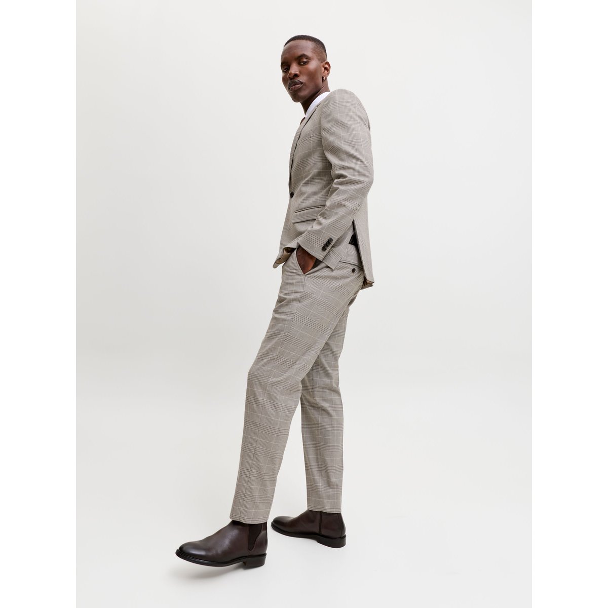 Pantalon Habillé jaune - plaza taupe 1, JACK & JONES