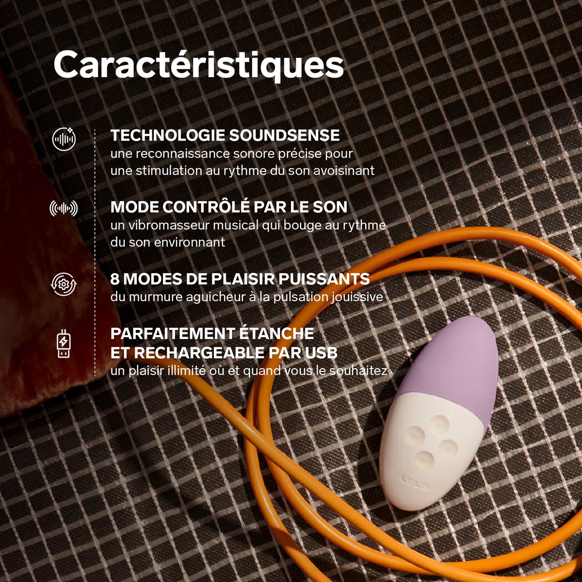 Stimulateur Clitoridien Activé par le Son, LELO SIRI 3 soft pink, LELO