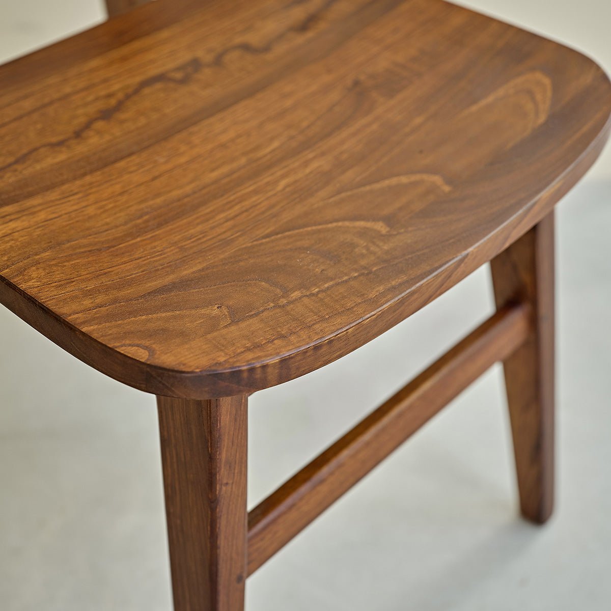 Chaise en mindi massif  MILO marron, BERAH GETAH