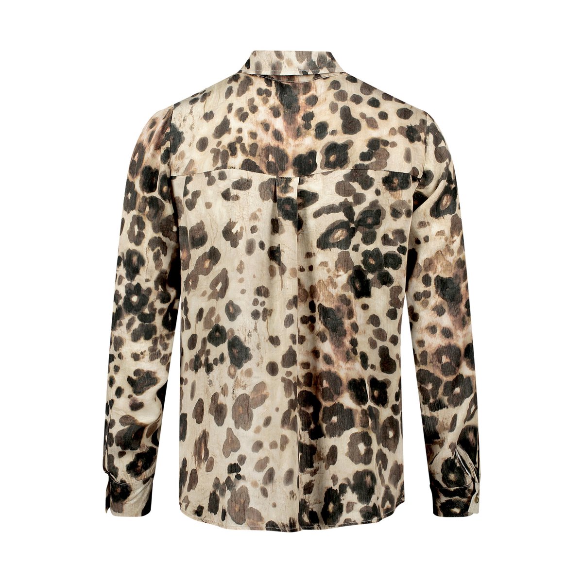 Chemisier long à manches longues beige/taupe, BETTY BARCLAY