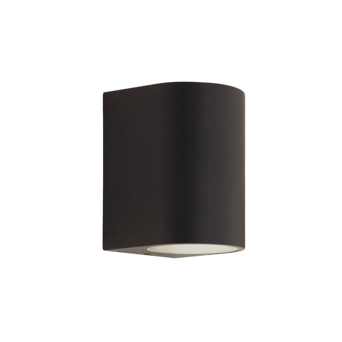Applique extérieure en aluminium moderne noir, PRIOS
