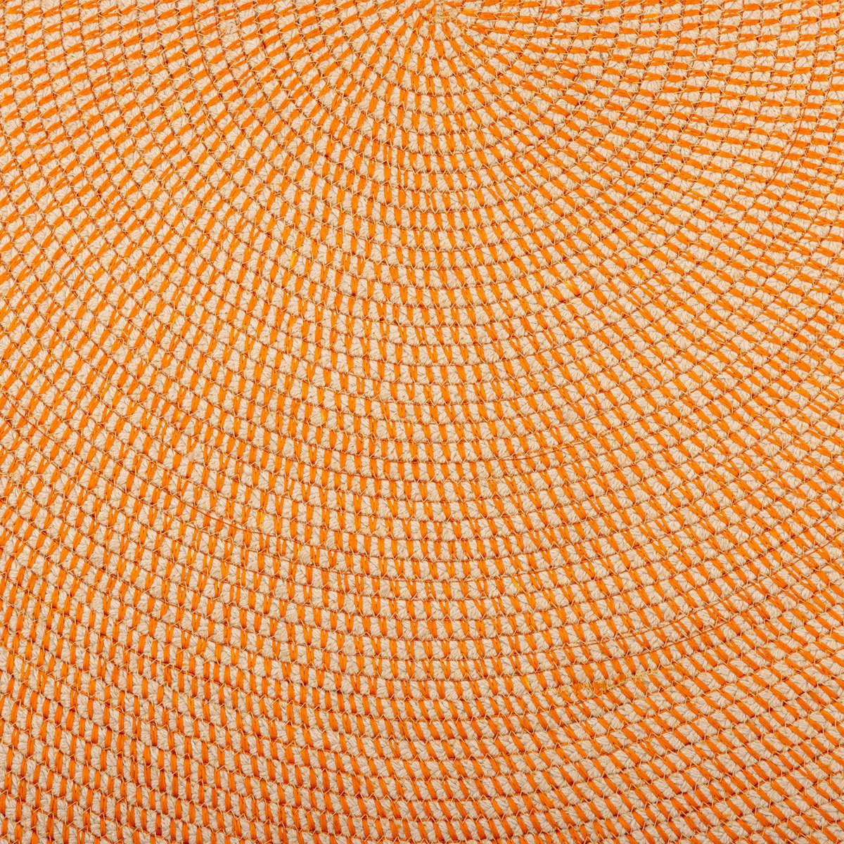 Tapis d'intérieur/d'extérieur fabriqué à la main - SOLARIS orange, GINO FALCONE
