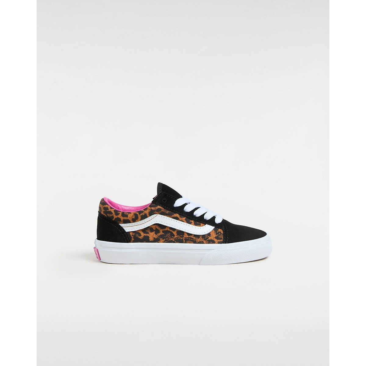 Kids Old Skool Trainers black/leopard print, VANS