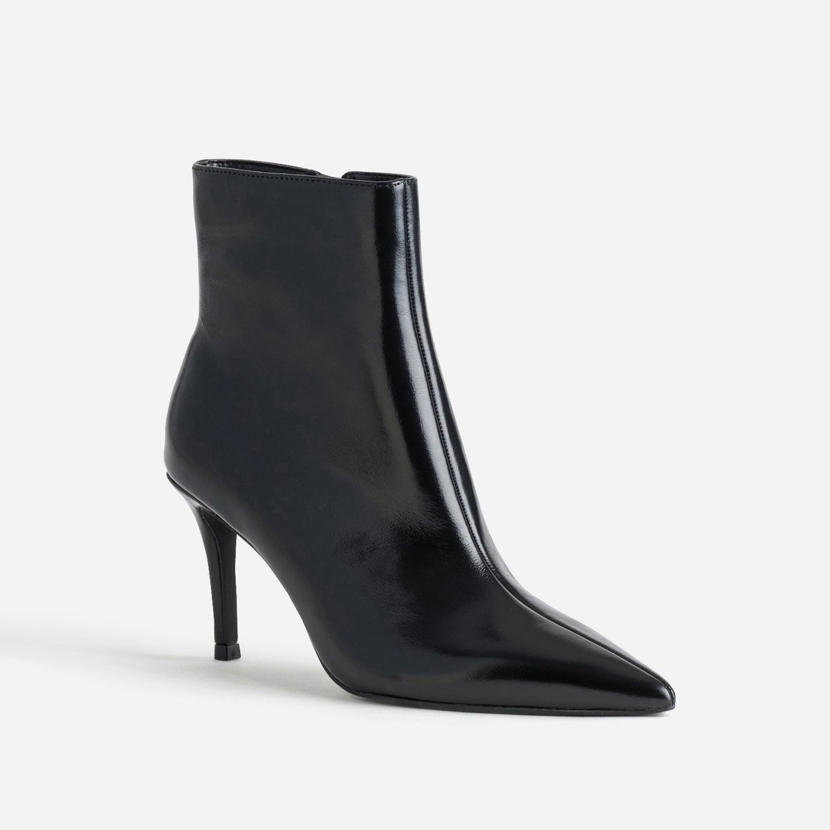 Boots À Talon en cuir NICOLINE noir, ERAM