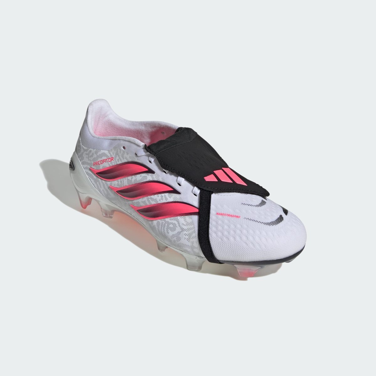 Chaussure De Football Languette Rabattue Predator Pro Terrain Souple Chaussure De Football Languette Rabattue Predator Pro Terrain Souple cloud white / solar turbo / core black, adidas Performance