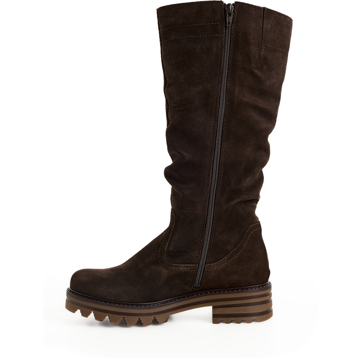Bottes en cuir marron mocca, TAMARIS