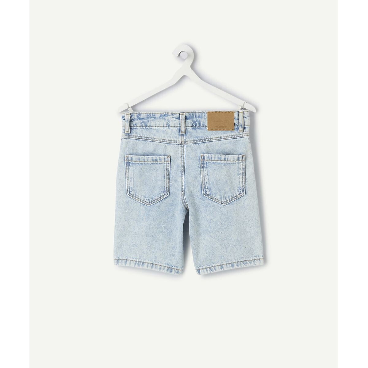 Straight Denim Shorts blue denim, TAPE A L'OEIL