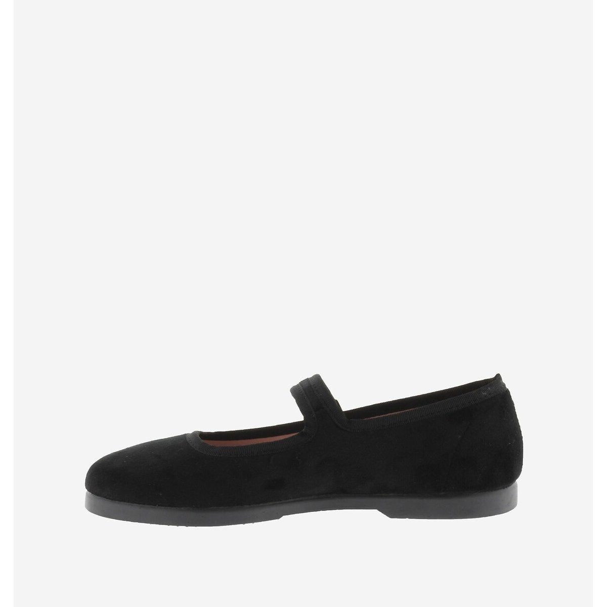 Ballerines talon plat noir, VICTORIA