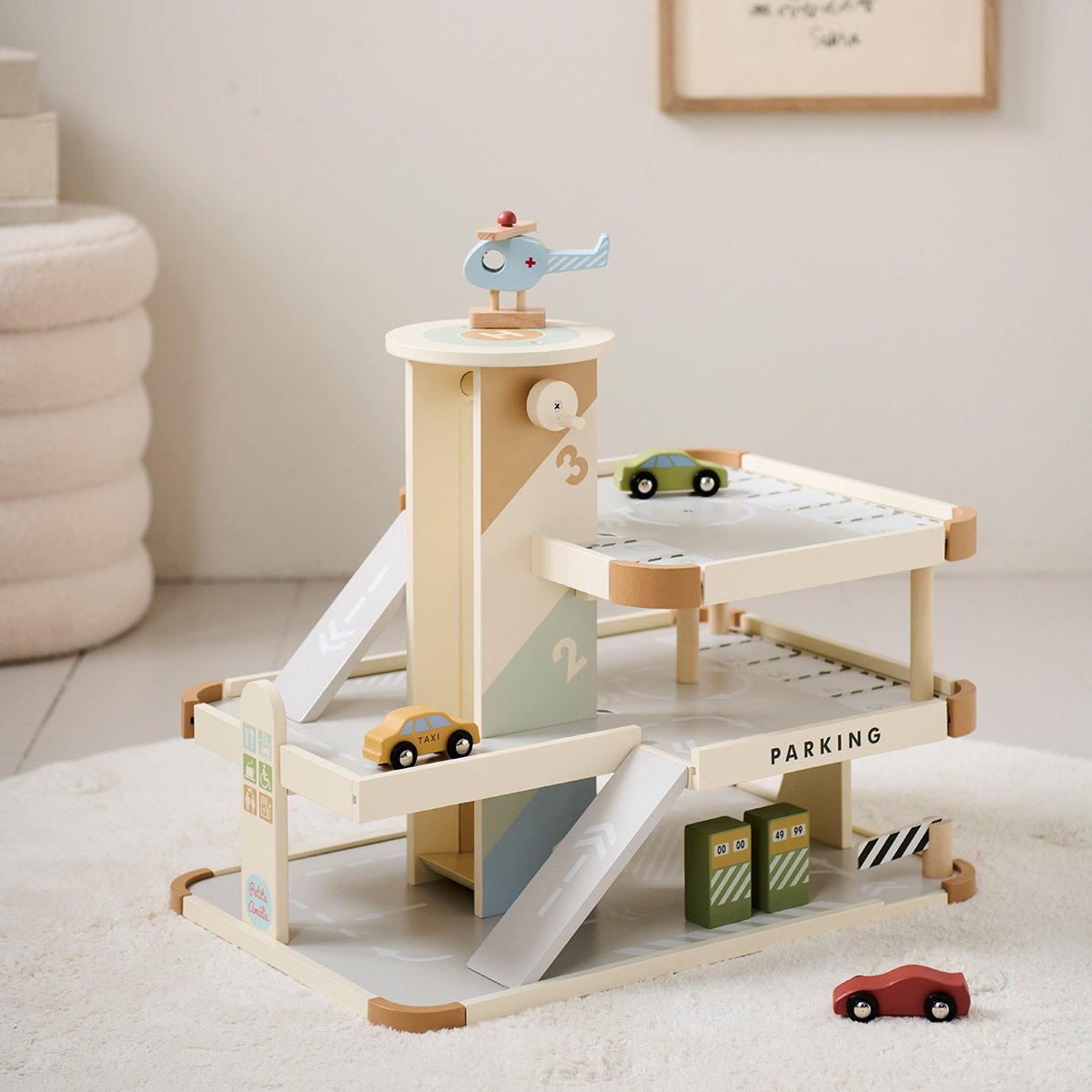 Garage enfant MIEL multicolore, PETITE AMELIE