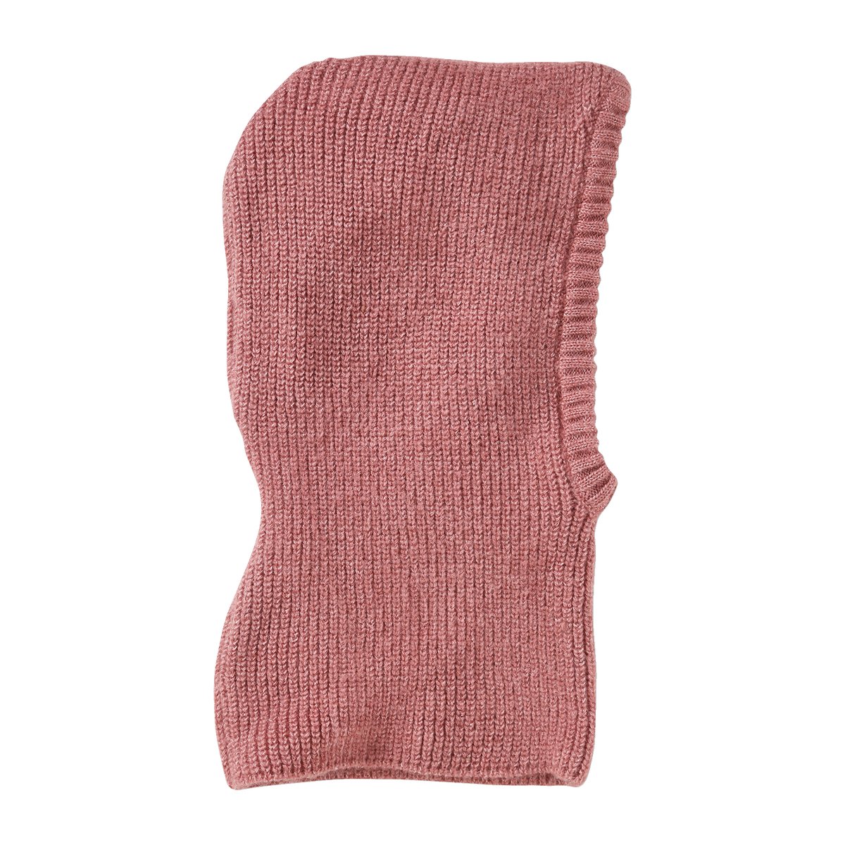 Cagoule en maille côtelée mauve, VERTBAUDET