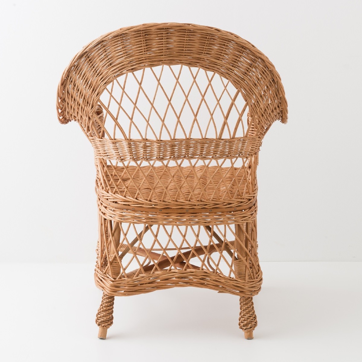 Fauteuil osier TOM osier brun, KOK