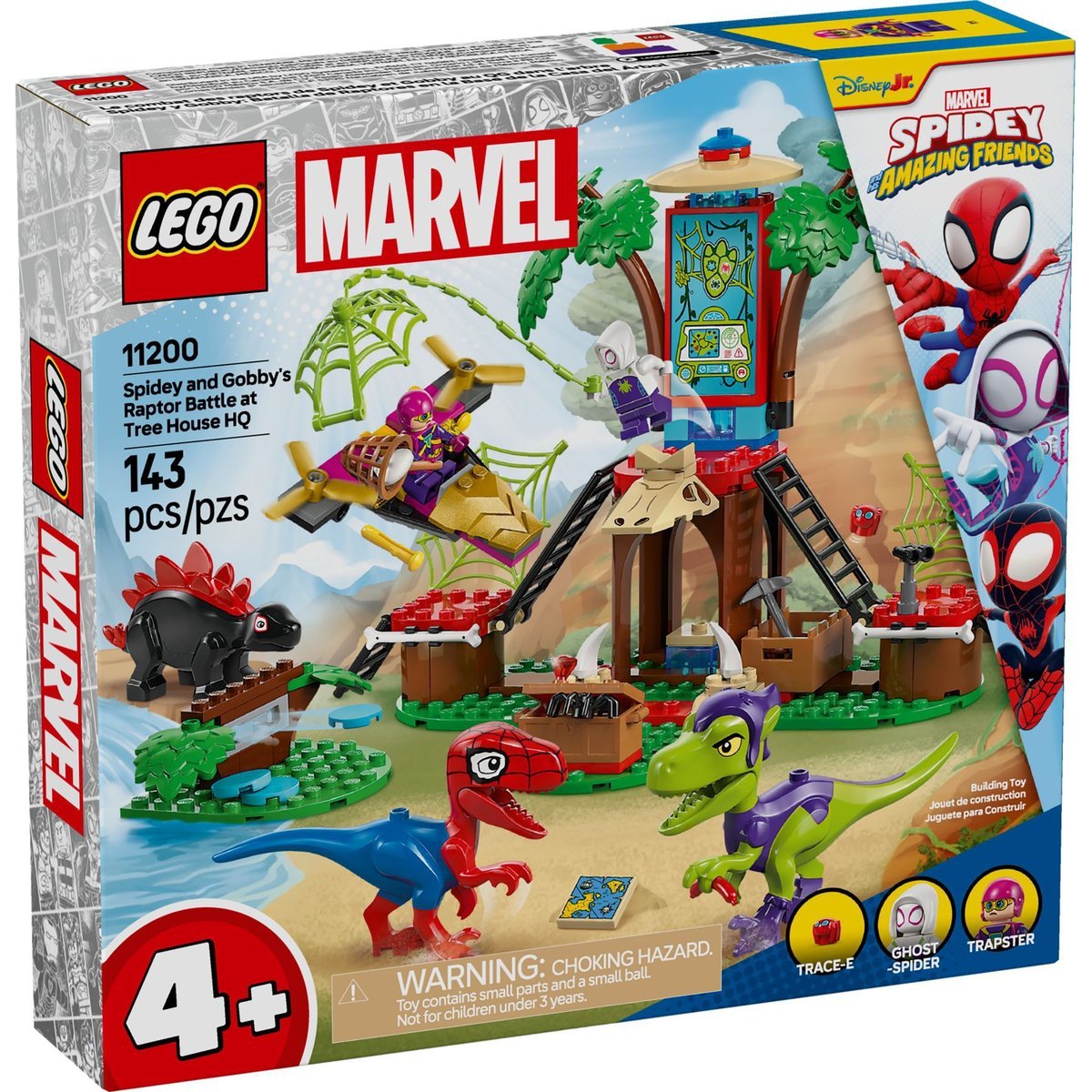 LEGO Marvel - Spidey contre le raptor de Gobby à la cabane dans l'arbre - 11200 multicolore, LEGO