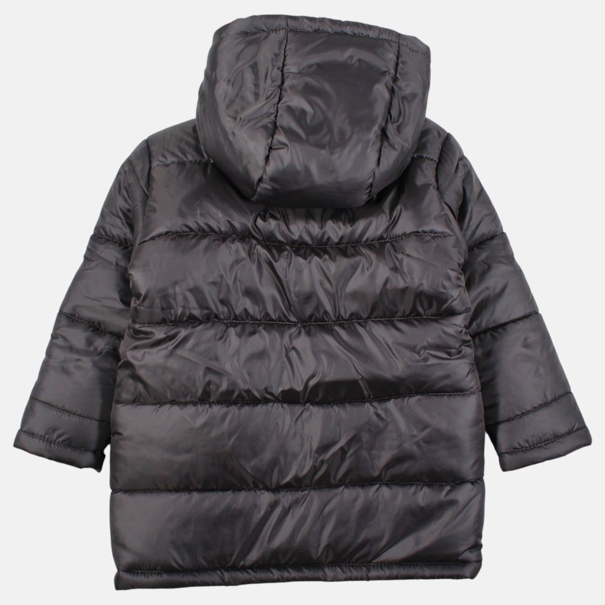 Doudoune matelassée zippée à capuche COCOON gris anthracite, LEE COOPER