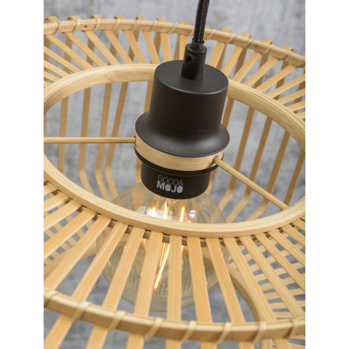 Lampadaire Bambou BROMO naturel, GOOD & MOJO