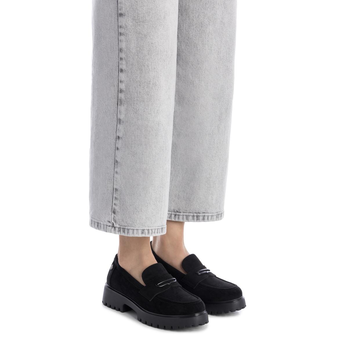 Chaussure Mocassin Plaine Décontractée noir, REFRESH