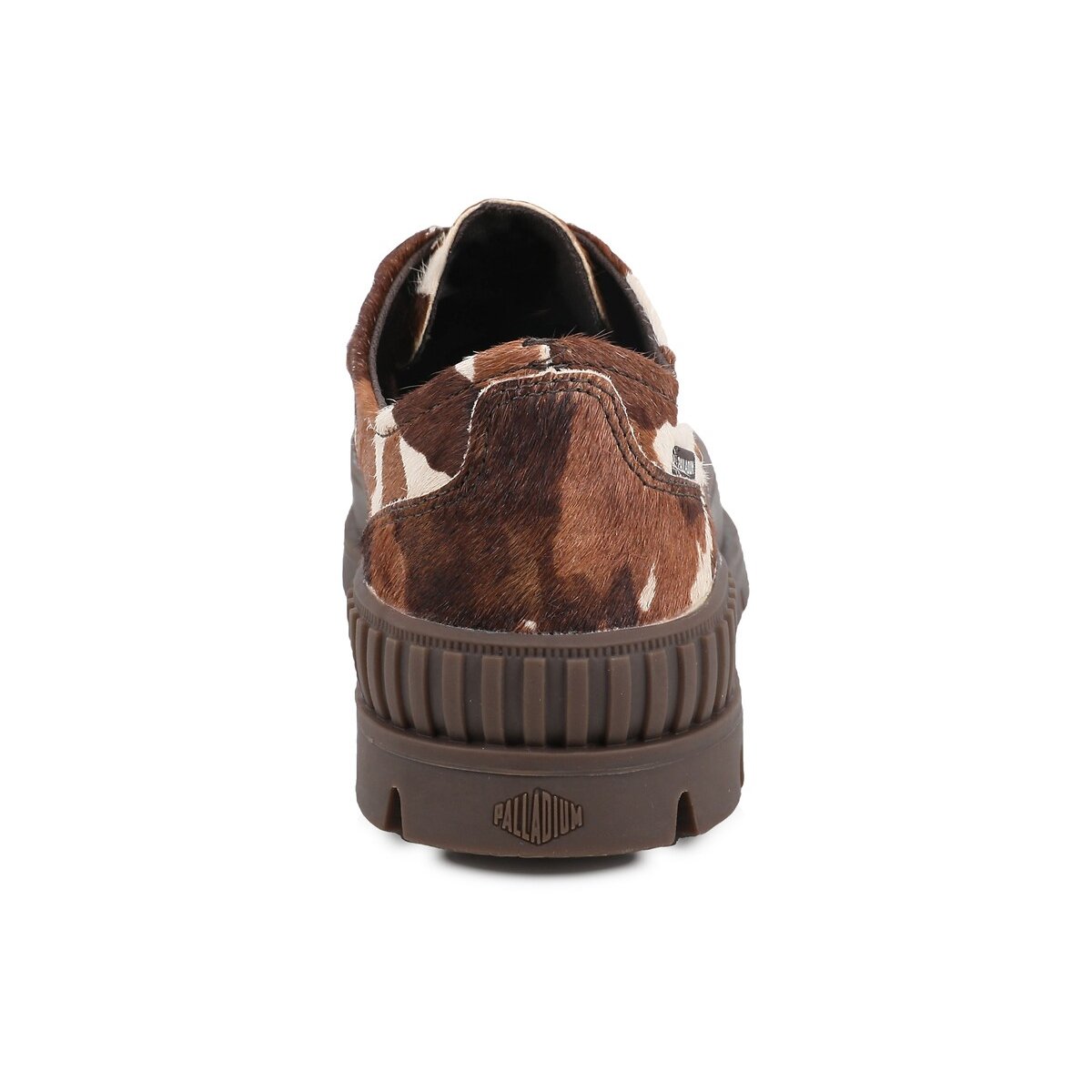 Pallashoxk Moc Wild Lace-Up Suede Loafers brown/white, PALLADIUM
