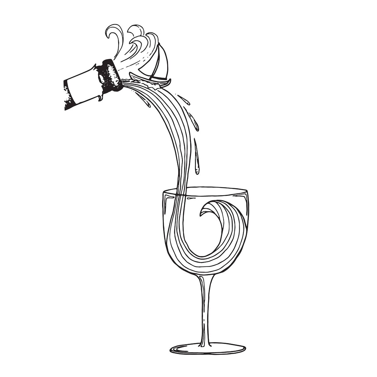Tableau vin des landes tableau alu dibond, HEXOA