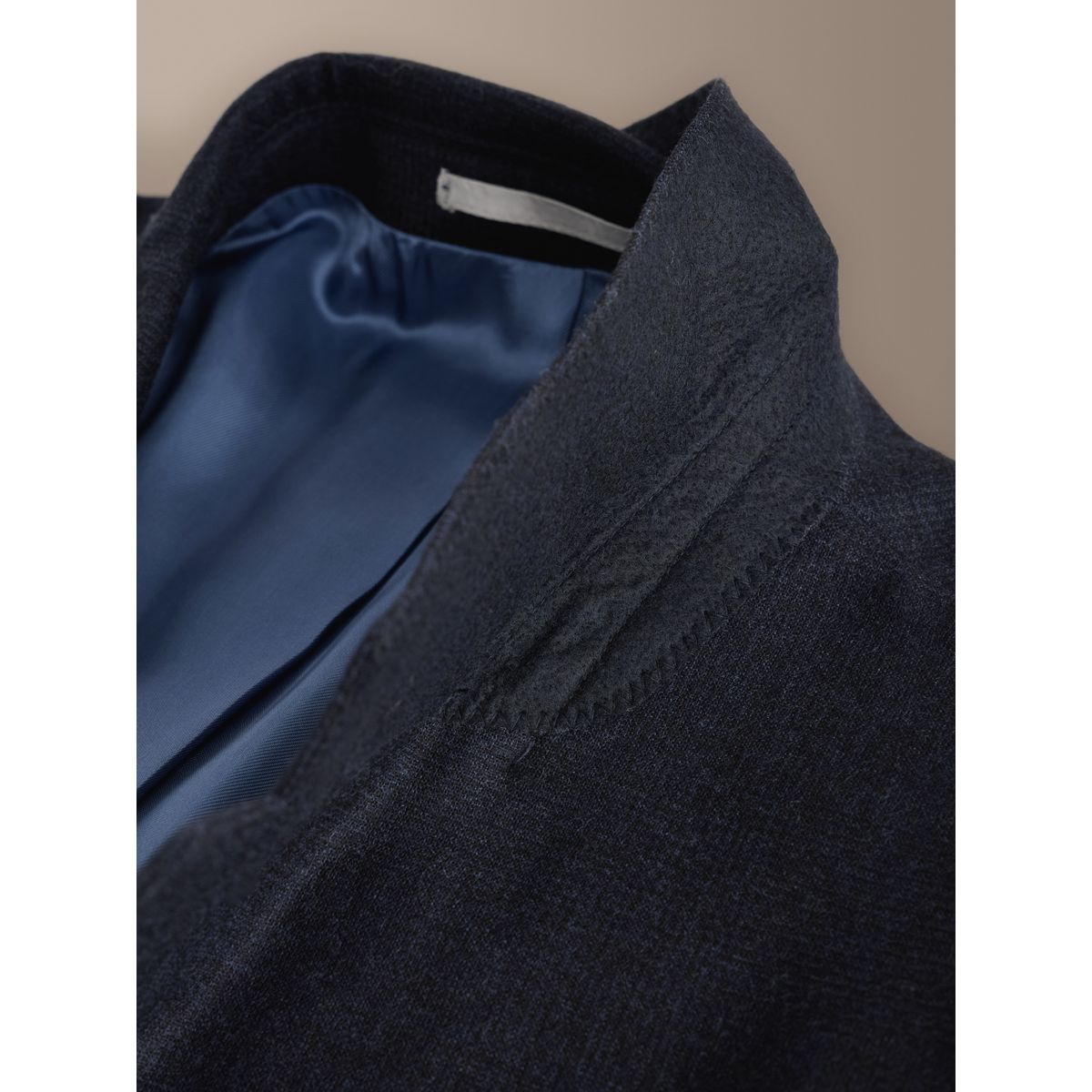 Veste de costume croisée en laine/cachemire signature bleu marine, NEXT