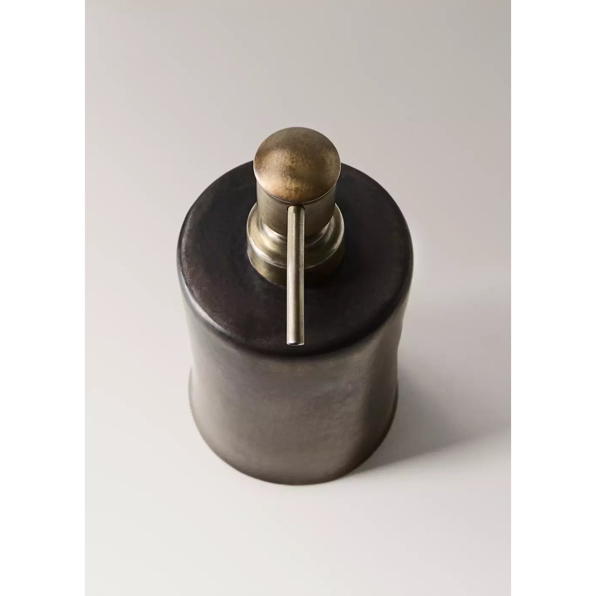 Distributeur de savon en céramique marron, MANGO HOME