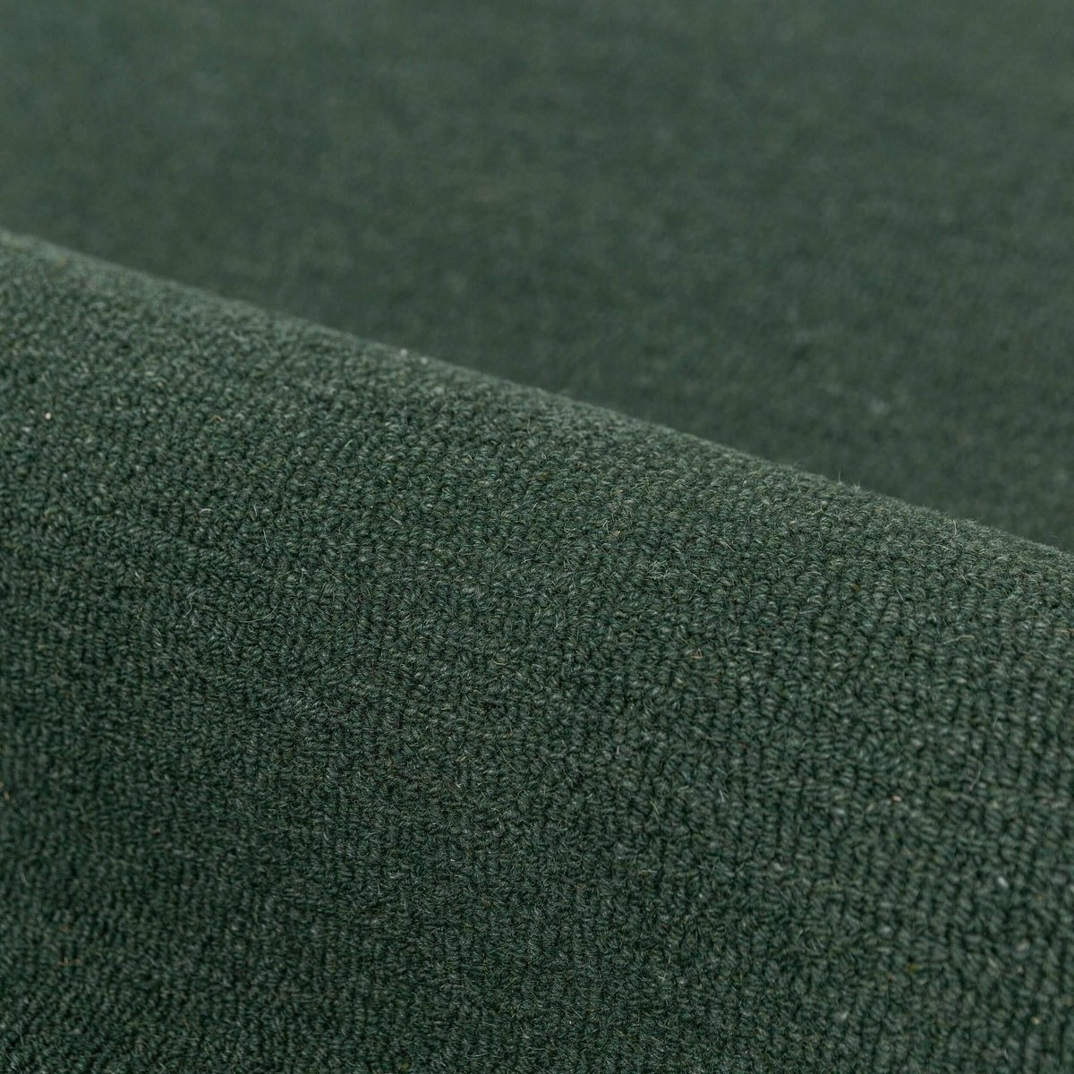 Tapis en mélange de laine à bordure festonnée RIVO vert, FLAIR RUGS