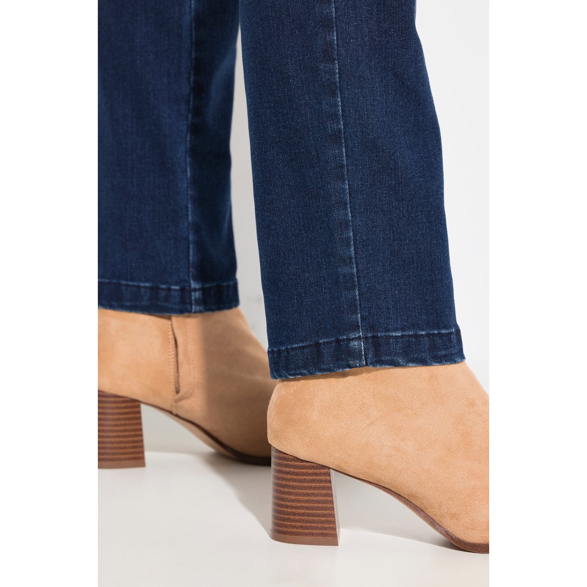 Jean Mia en denim stretch. Taille bleu jean, ULLA POPKEN