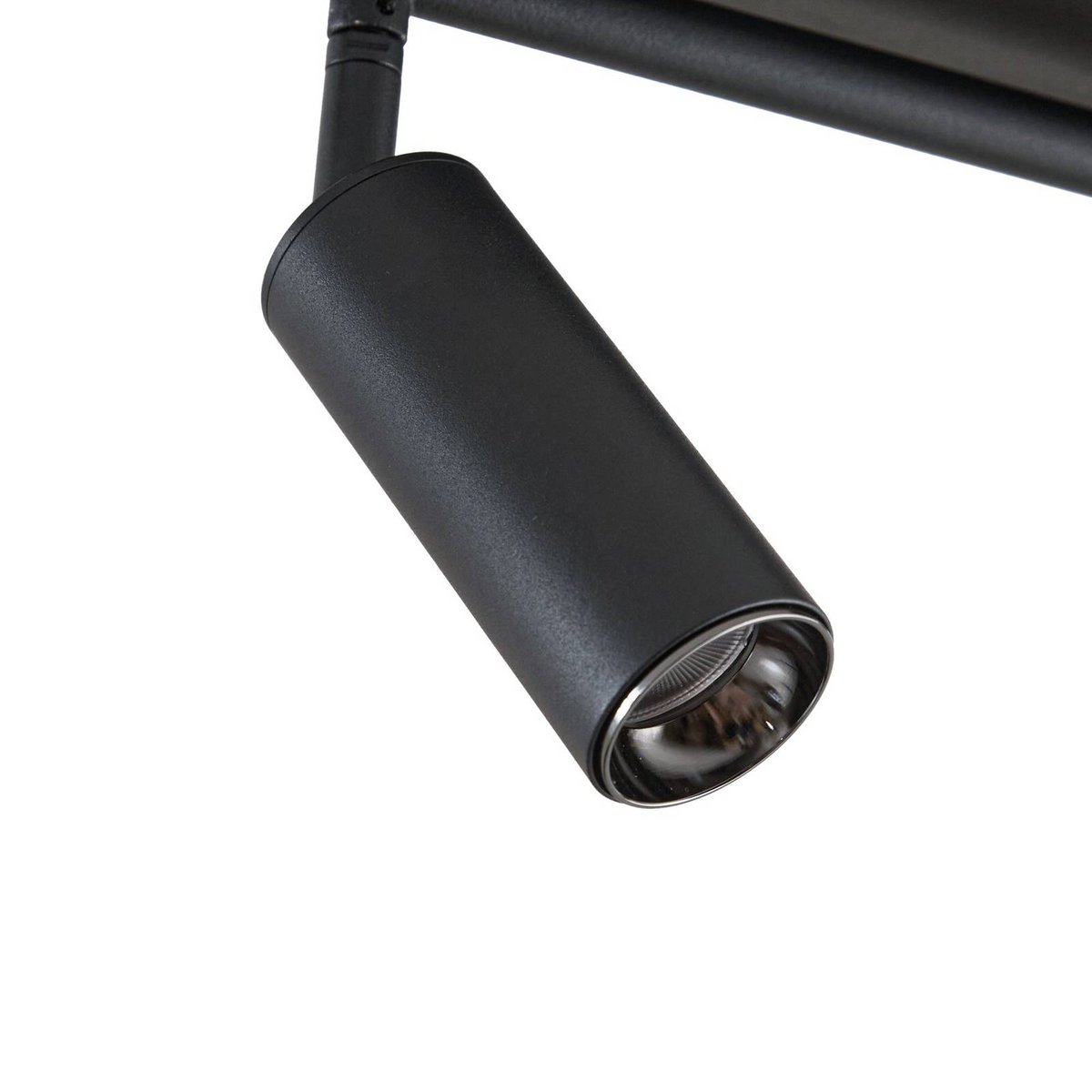Plafonnier en métal moderneLED, Eldrin noir, LINDBY
